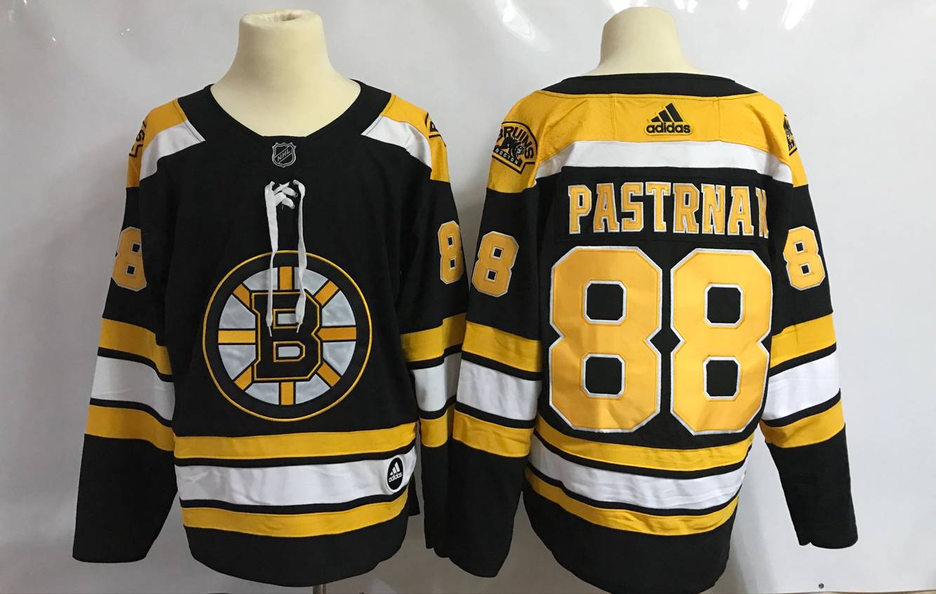 Men Boston Bruins #88 Pastrnak Black Hockey Stitched Adidas NHL Jerseys->calgary flames->NHL Jersey